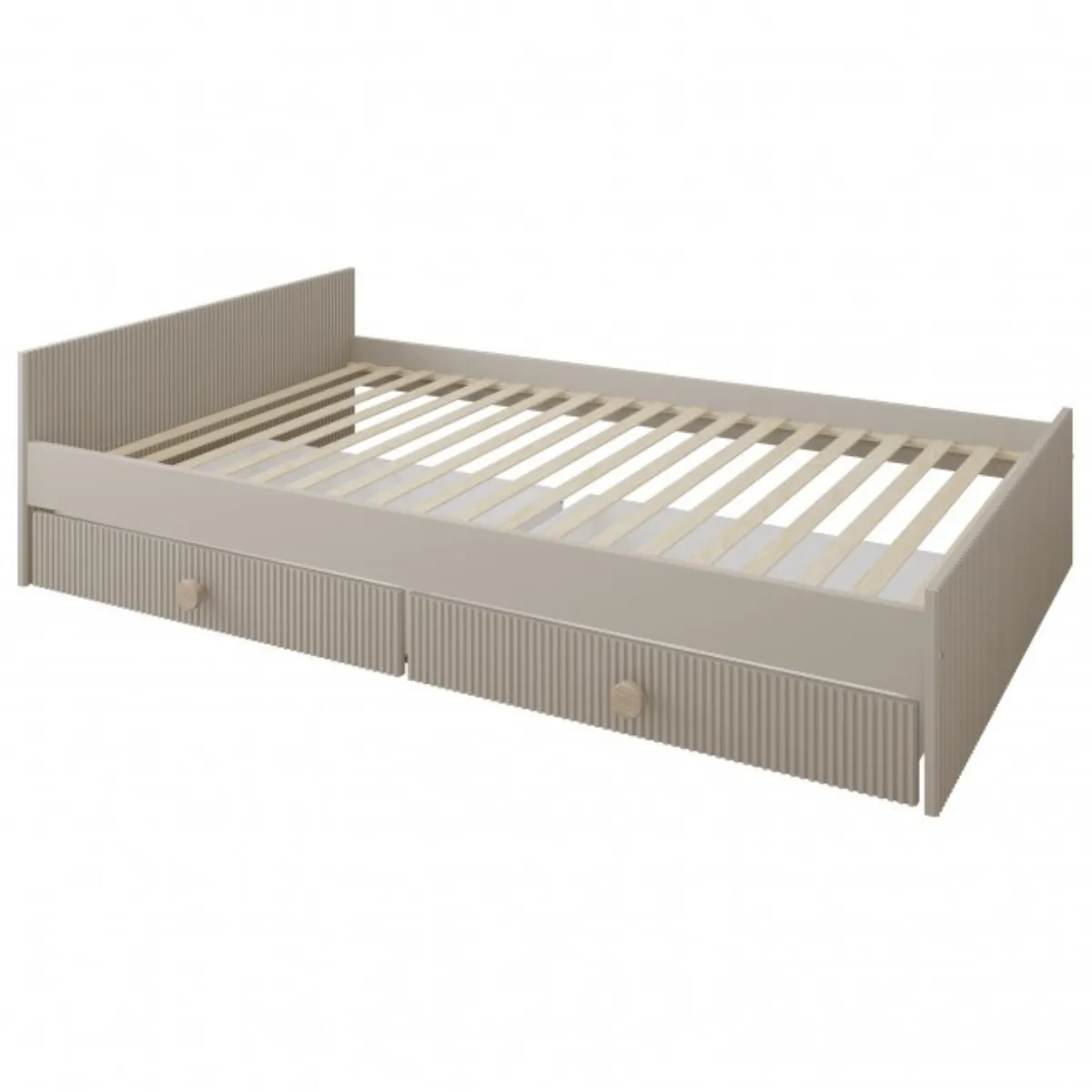 łóżko LOFT kaszmir 120x200 w pokoju dziecka