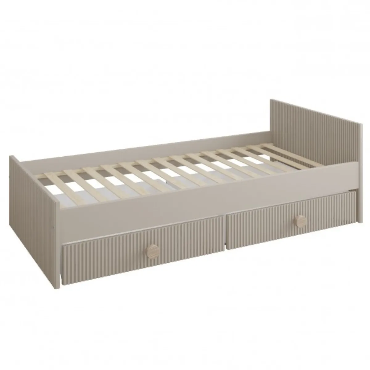 łóżko LOFT kaszmir 90x200 w pokoju dziecka