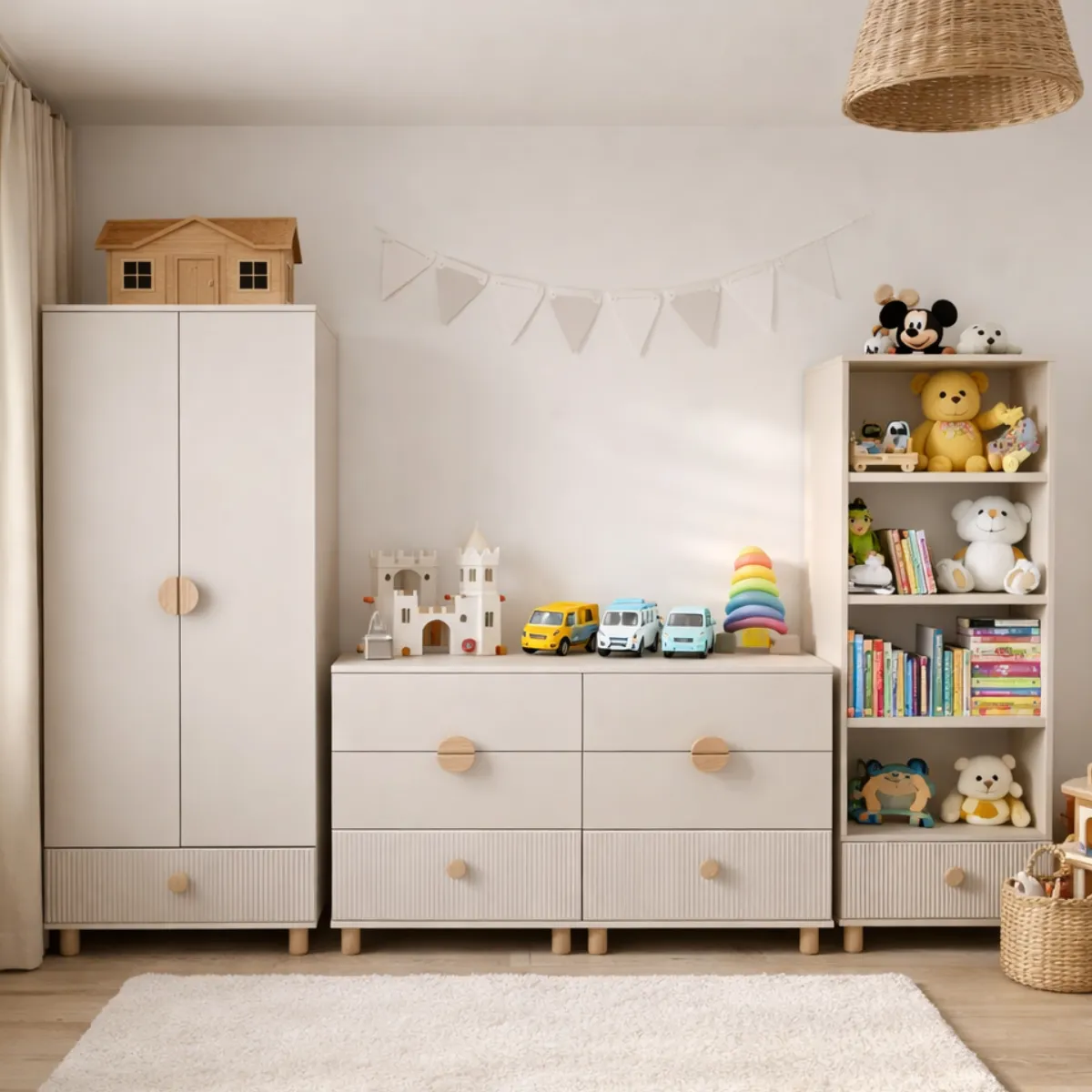 szafa dziecięca LOFT kaszmir do pokoju dziecka