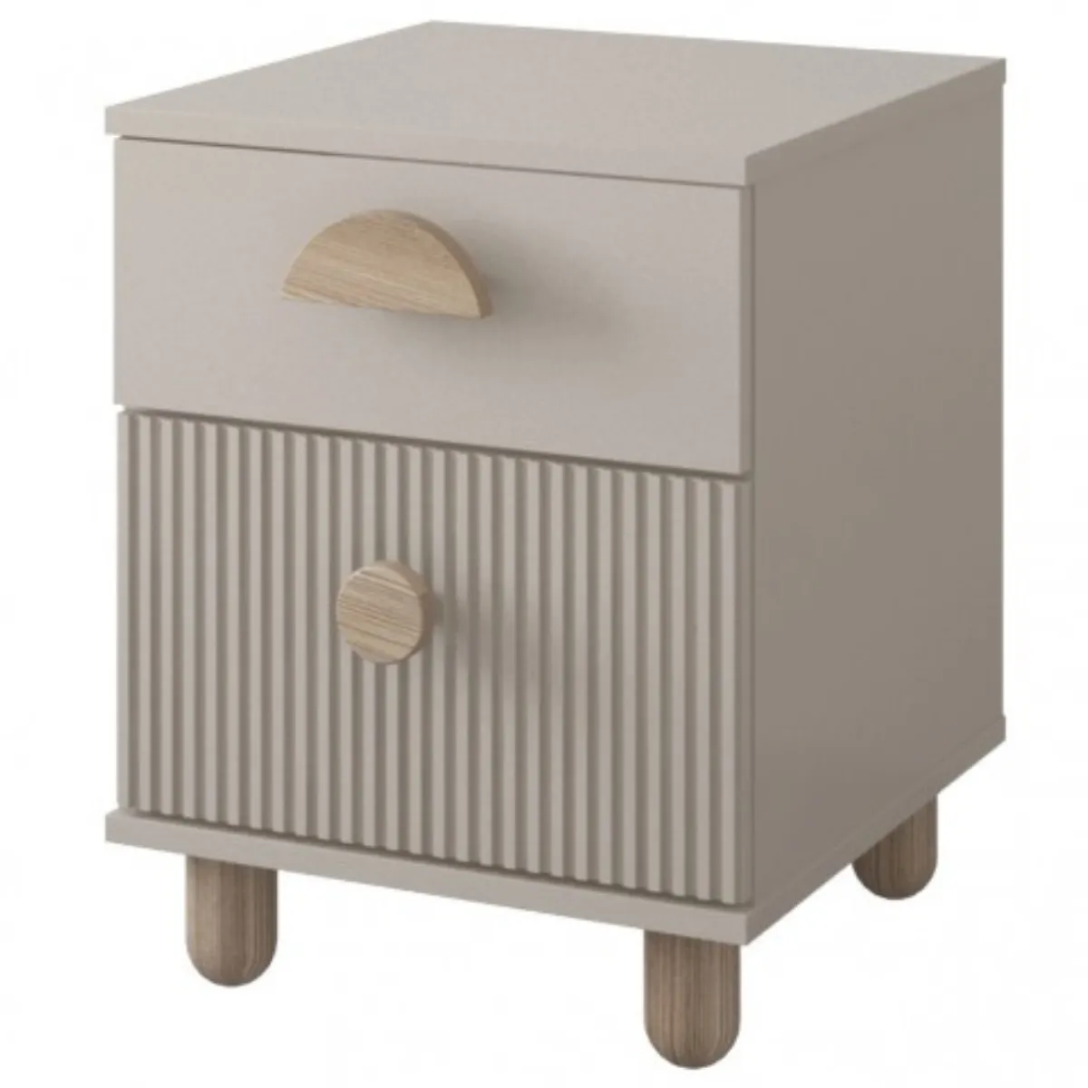 szafka nocna LOFT kaszmir z 2 szufladami do pokoju dziecka