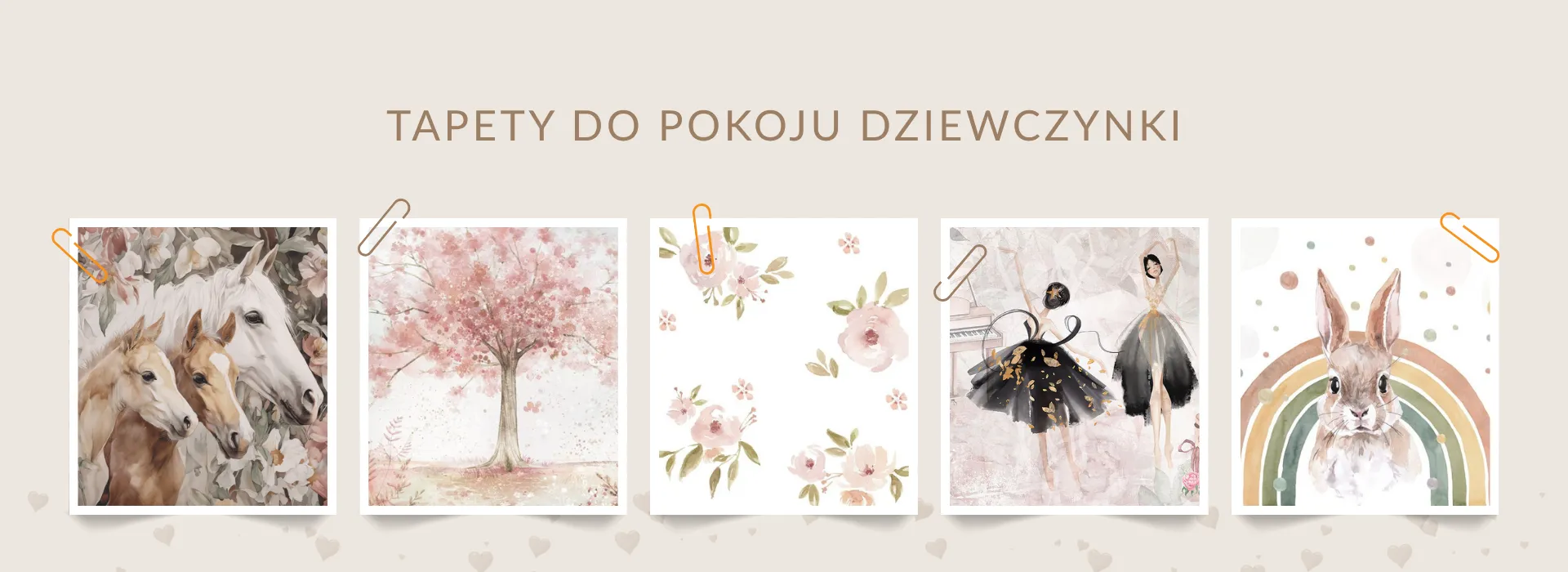 Tapety dla dziewczynki do pokoju dziecięcego