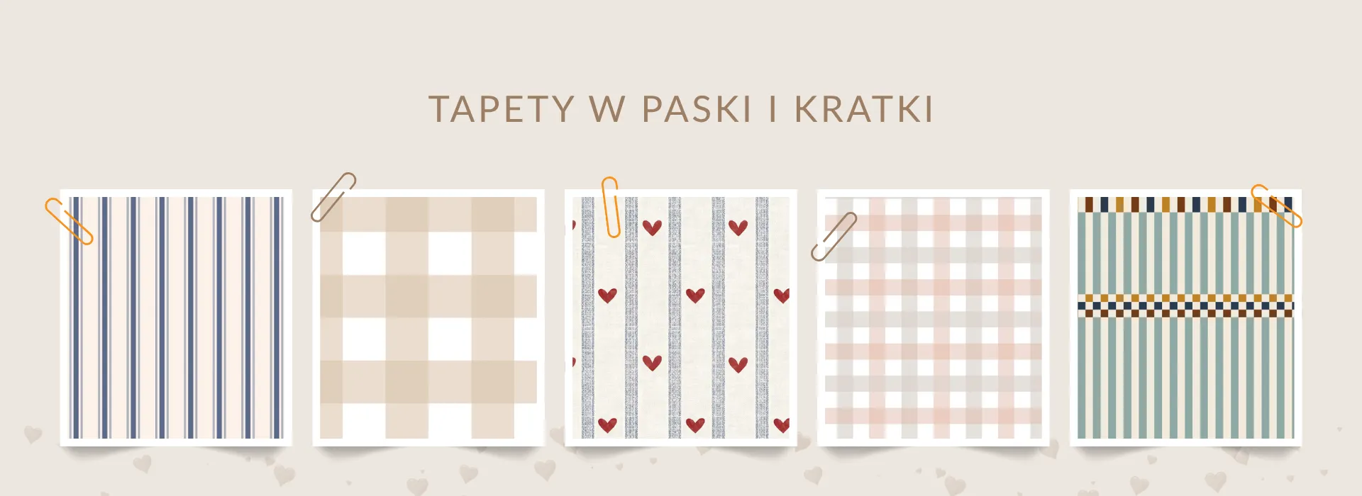 Tapety w paski i kratkę do pokoju dziecka
