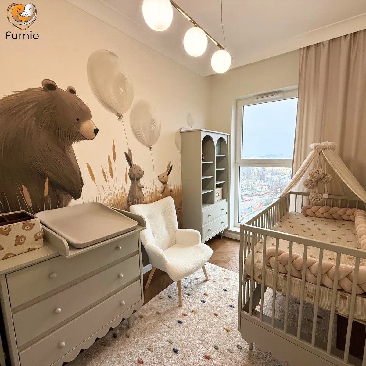 Meble dziecięce w pokoju niemowlaka – aranżacja z kolekcją Babushka