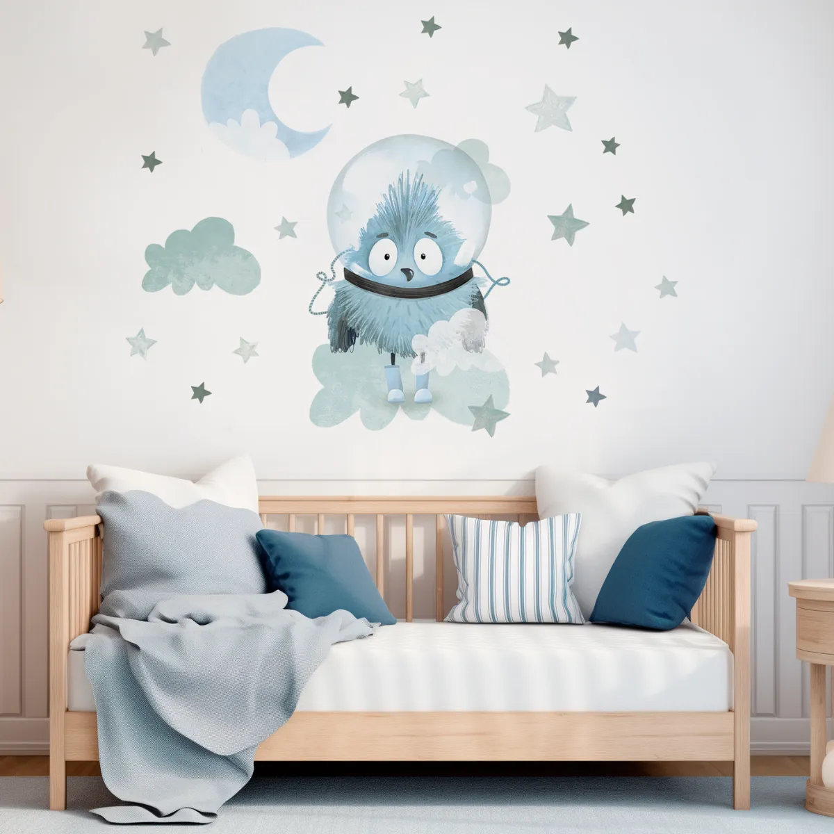 naklejka Wally Astro kosmiczna dekoracja ścienna do pokoju dziecka