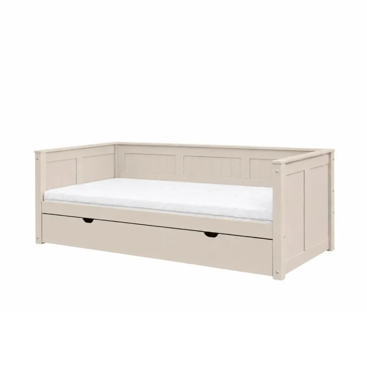 Kaszmirowe łóżko Daybed Collet 90 x 200 cm INMONDO z szufladą
