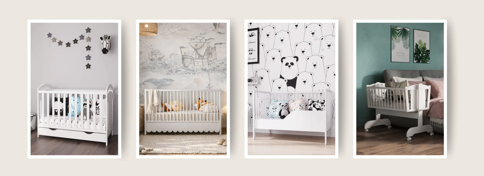 Łóżeczka niemowlęce Lettino 60x120 i 70x140 w ofercie FUMIO
