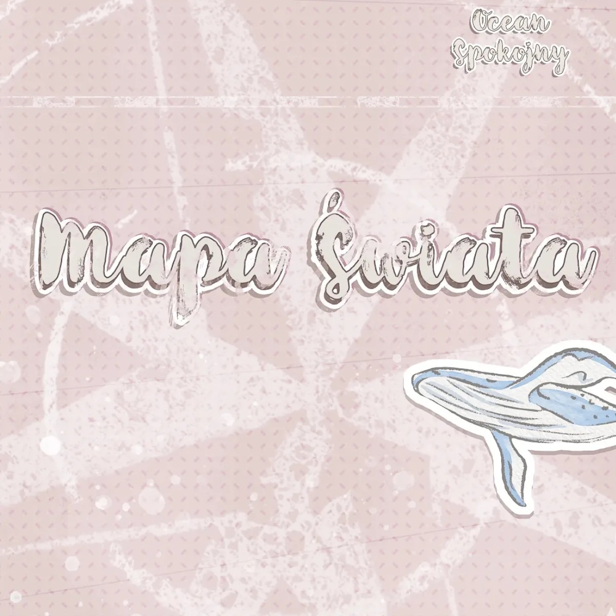 detal tapety mapa świata Powder dla dzieci