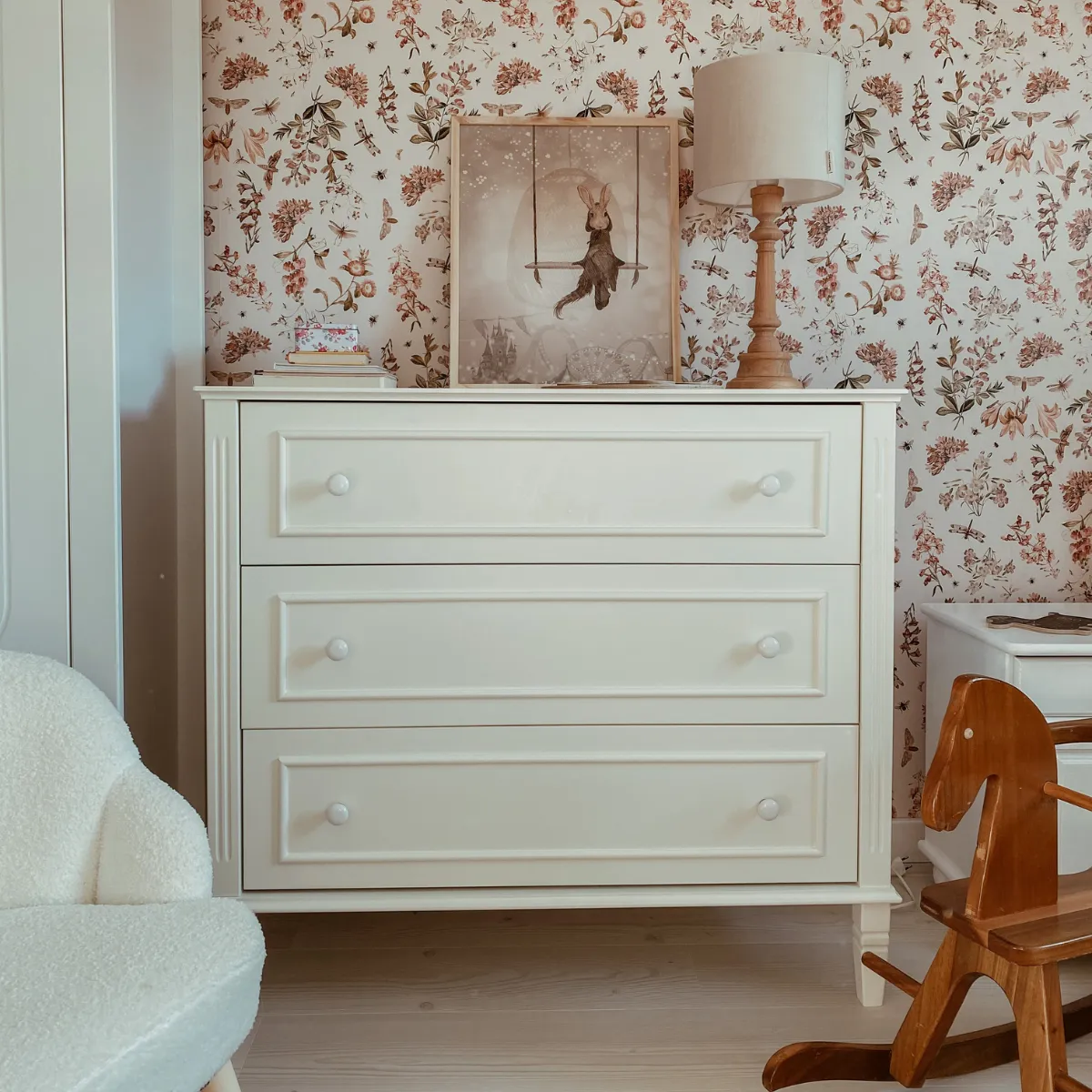 Komoda dziecięca Bianka Novelies 3 szuflady do pokoju dziecka