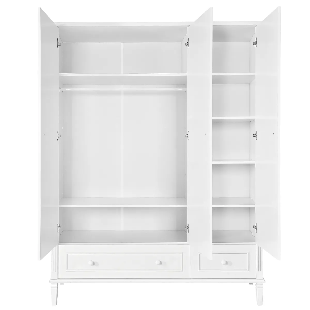 Wnętrze szafy dziecięcej Bianka Novelies 3-drzwiowej