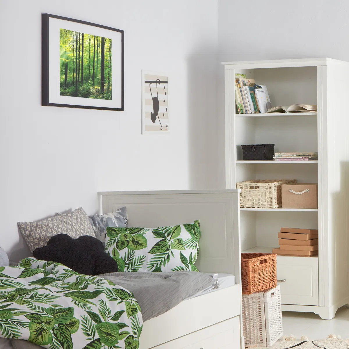 Regał dziecięcy Melody Novelies biały do pokoju dziecka