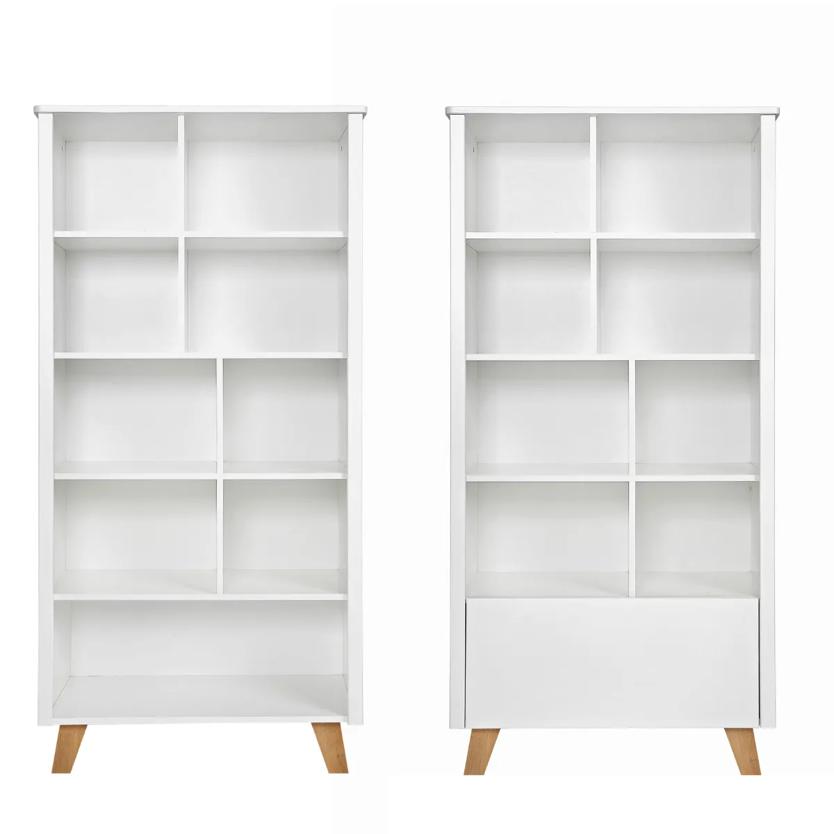 Biały regał dziecięcy Zara Novelies do pokoju dziecka