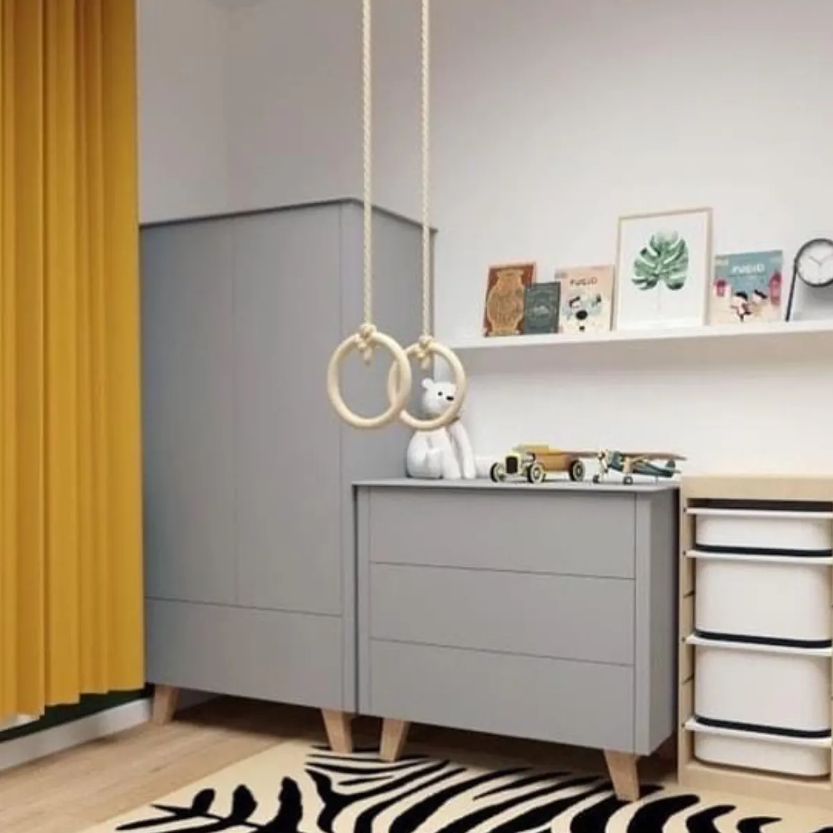 Szara komoda dziecięca Zara Novelies do pokoju dziecka