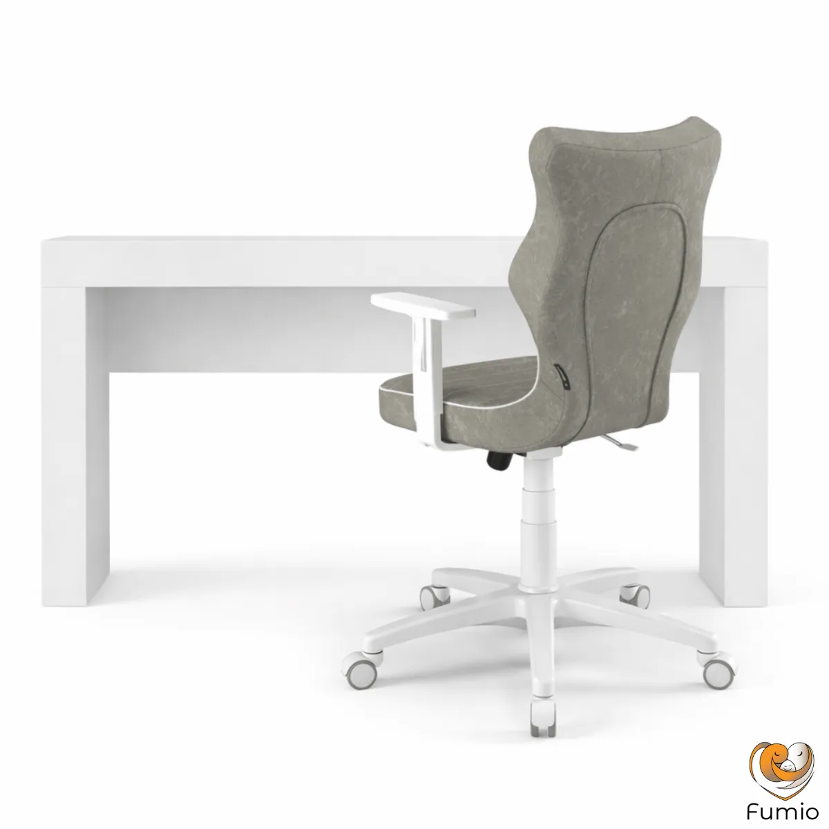 Biurko Pinio Calmo białe do pokoju dziecka