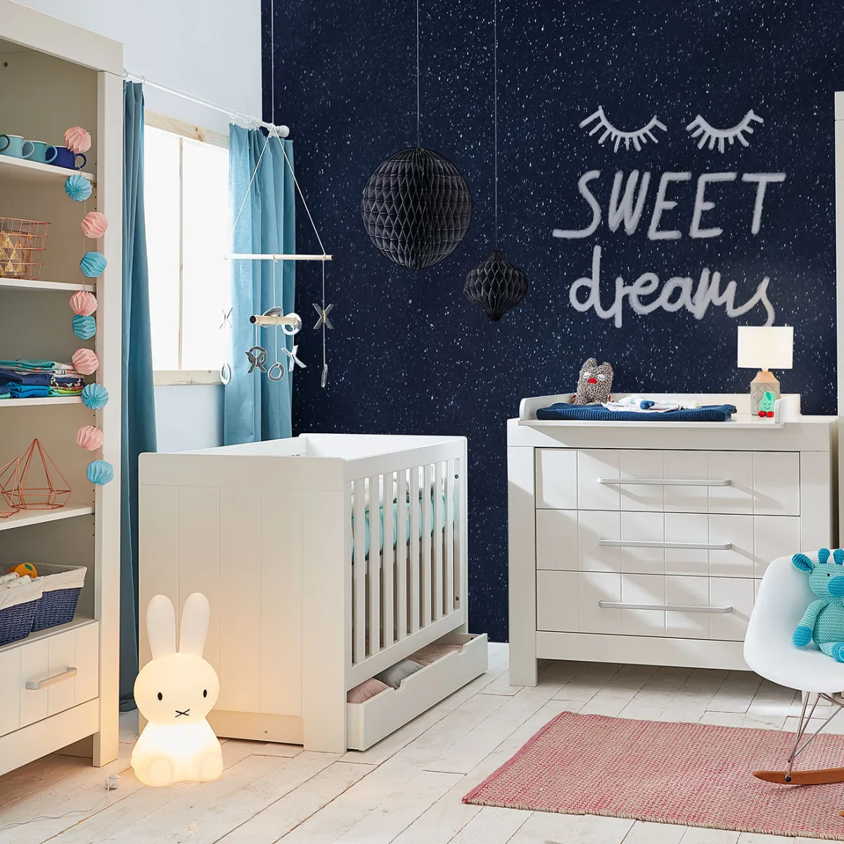 Wymiary komody dziecięcej PINIO CALMO białej