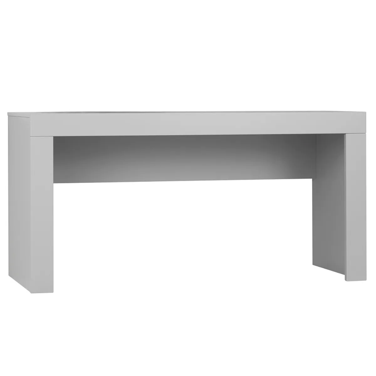 Biurko Pinio Calmo szare z możliwością dokupienia kontenera