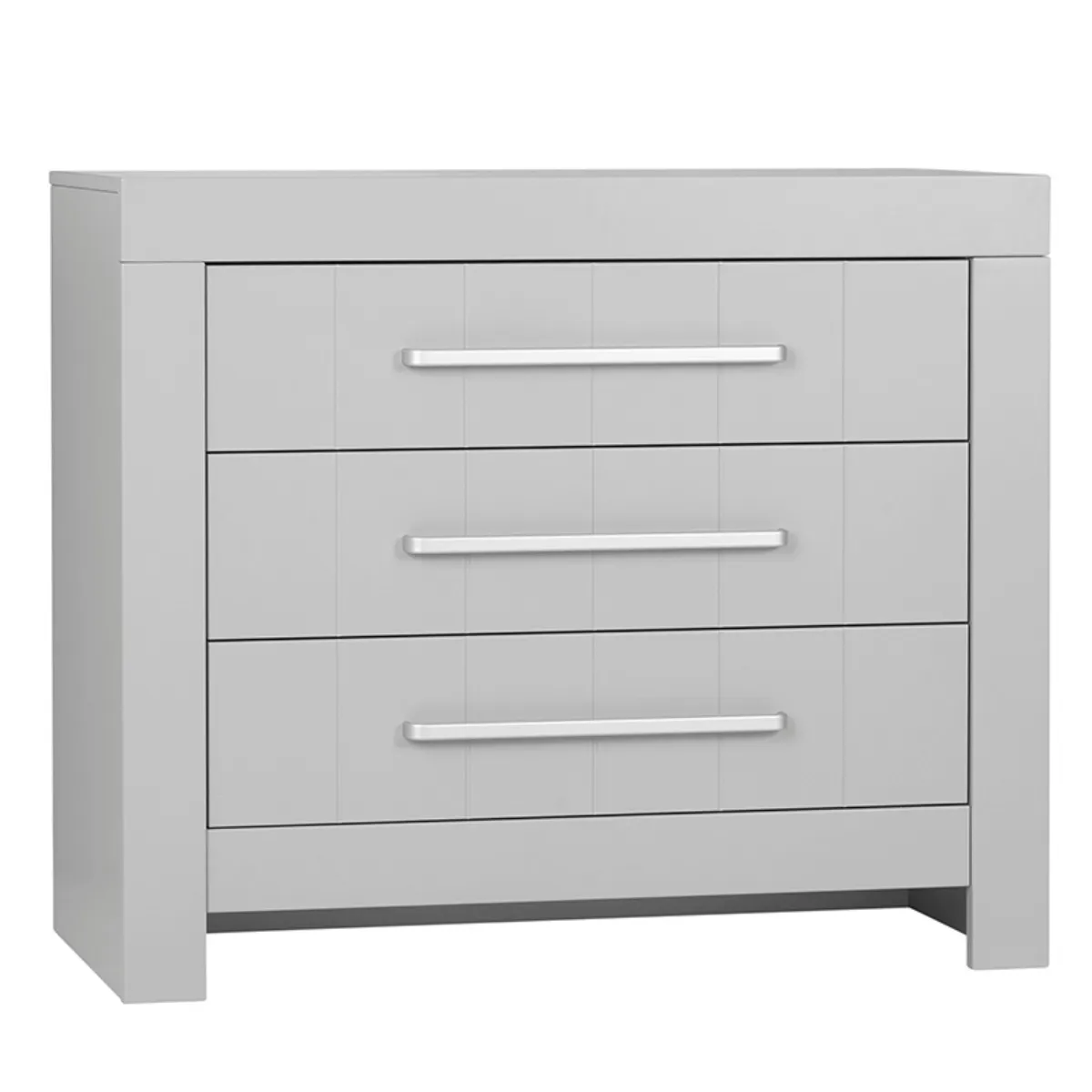 Szara komoda dziecięca Pinio Calmo w nowoczesnej aranżacji pokoju dziecka