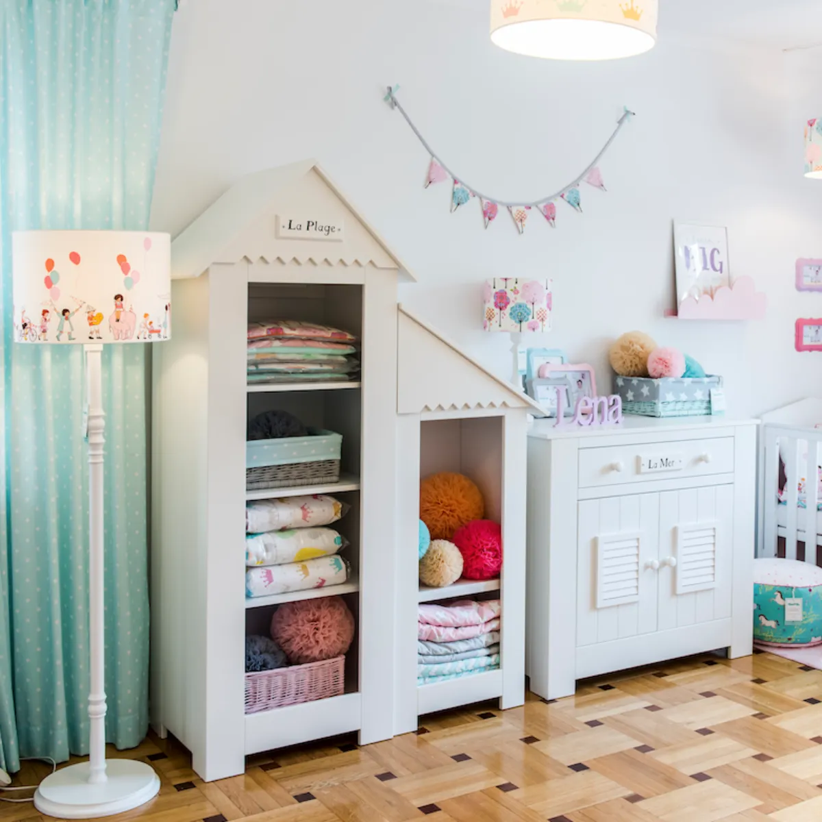 Regał dostawka Pinio Marsylia biały do pokoju dziecka