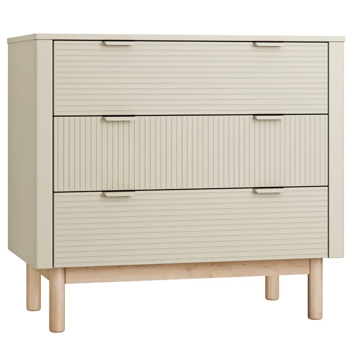 Komoda PINIO MILOO szampańska w pokoju dziecka