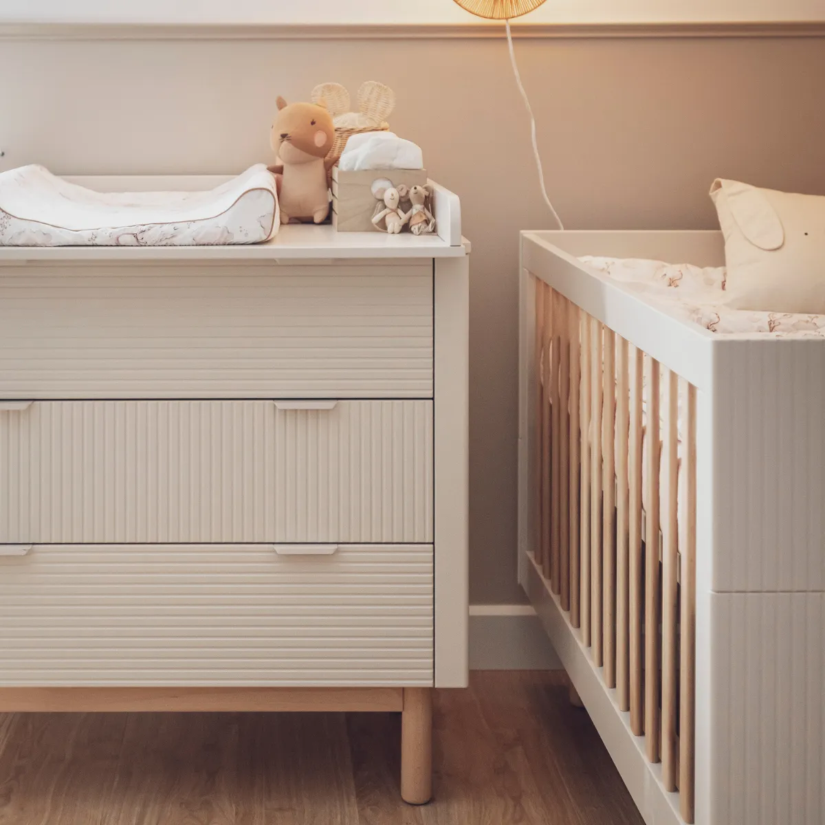 Komoda dziecięca PINIO MILOO szampańska aranżacja pokoju dziecka