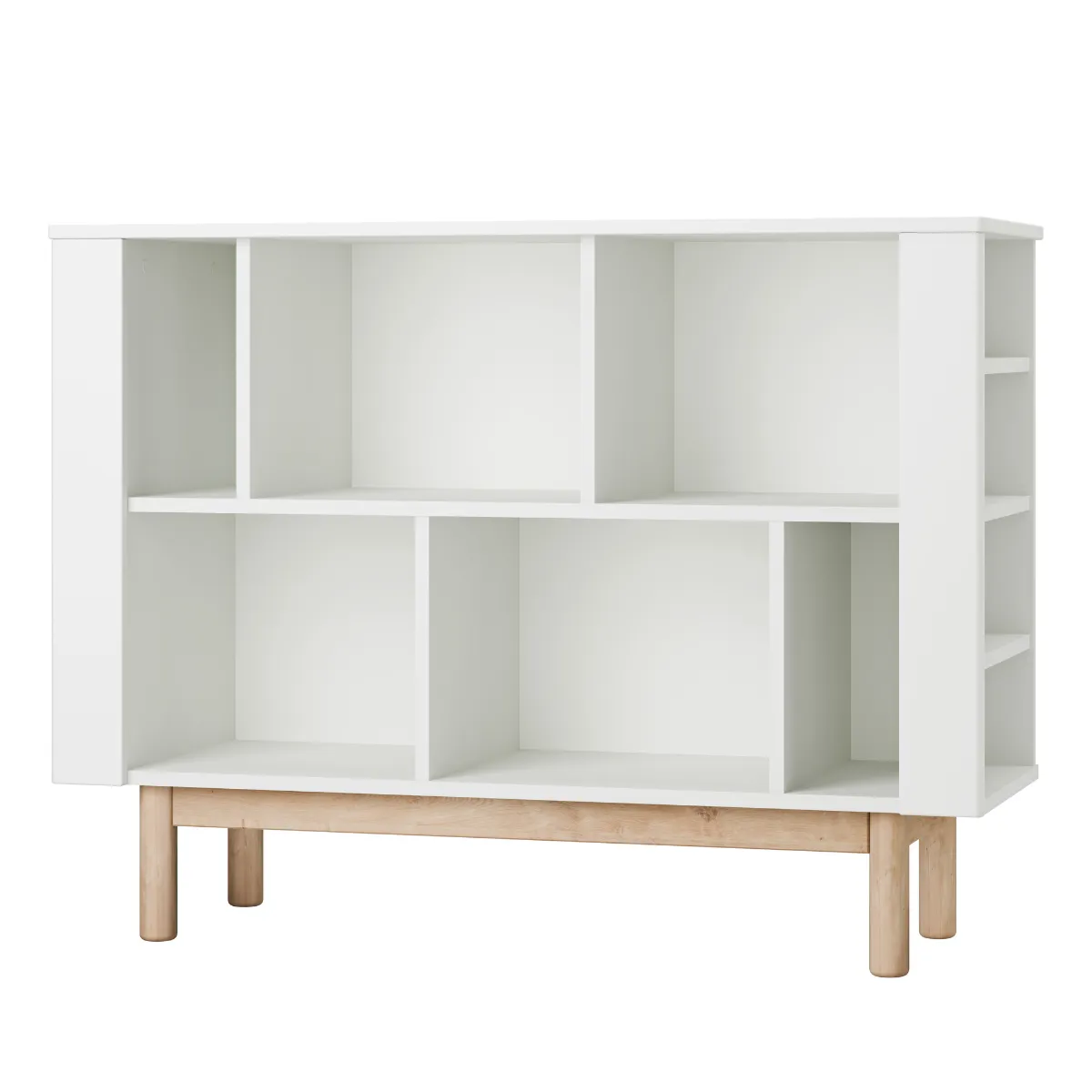 Regał niski PINIO MILOO biały do pokoju dziecka