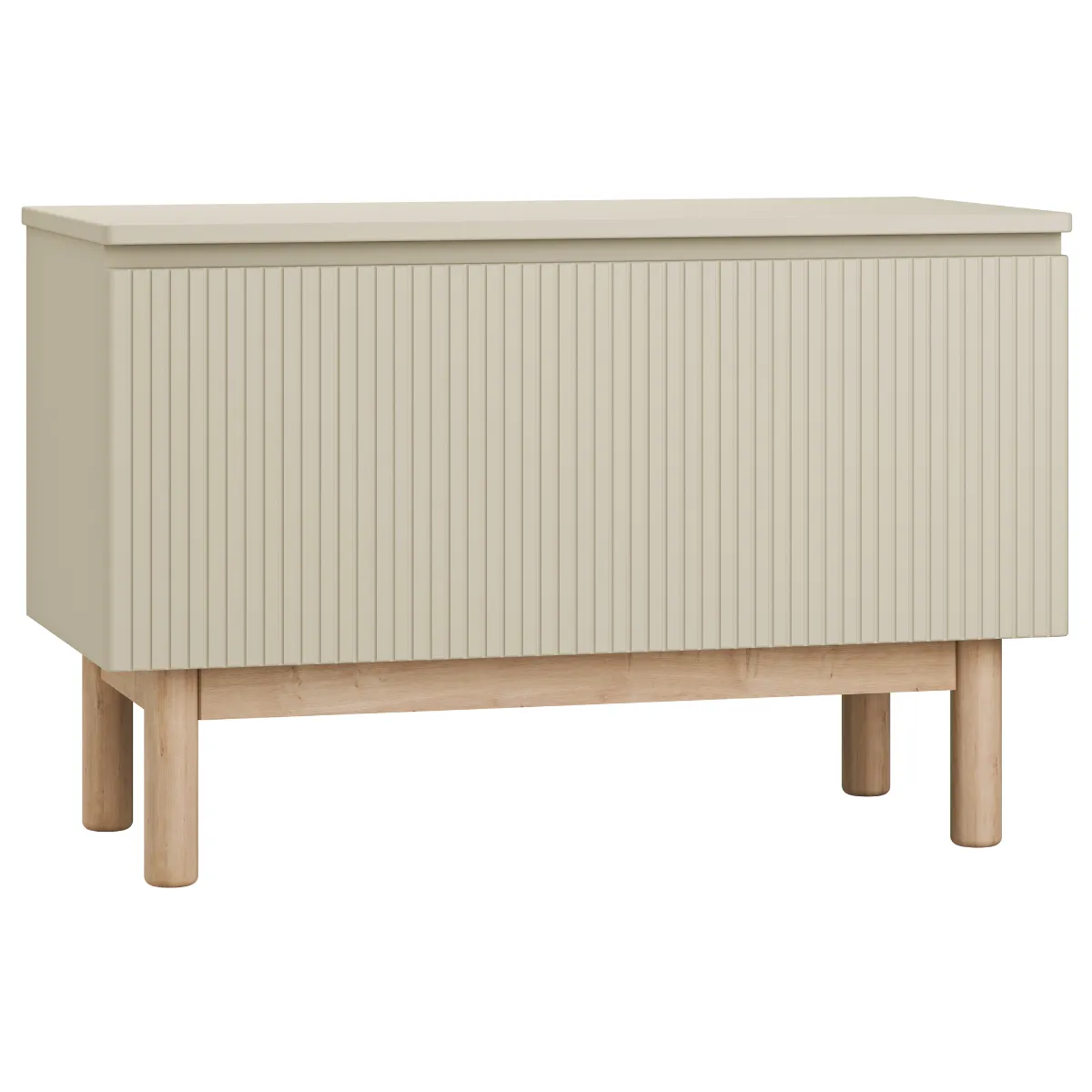 Skrzynia na zabawki PINIO MILOO szampan – pojemna skrzynia dla dziecka