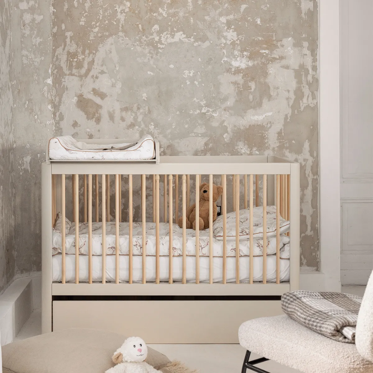 Wymiary łóżeczka Pinio Pure 120x60