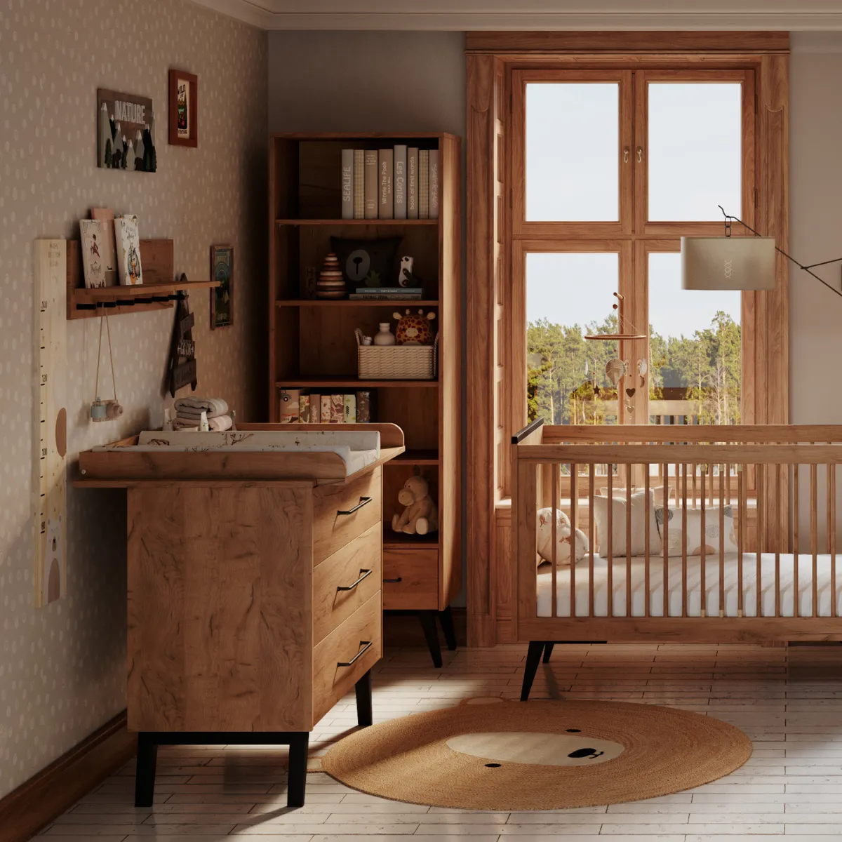 Komoda Pinio Retro w pokoju dziecka