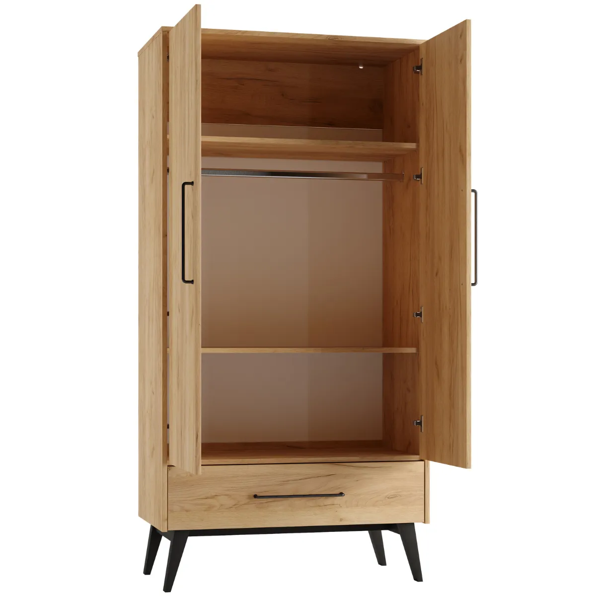 Szafa dziecięca Pinio Retro pojemna aranżacja pokoju dziecka