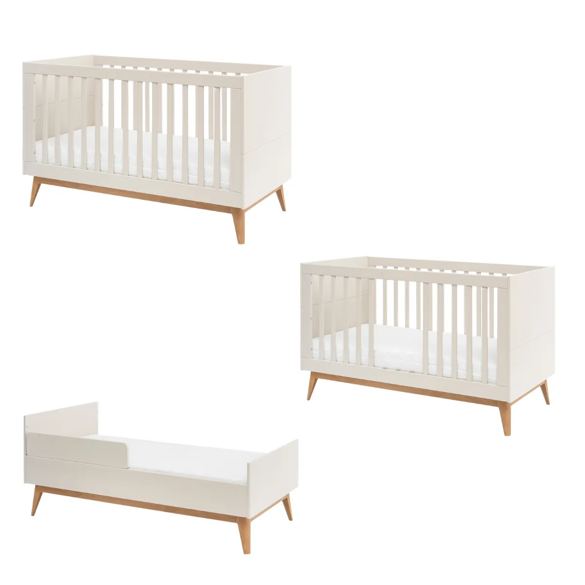 Łóżeczko Pinio Seth 70x140 w aranżacji pokoju dziecka