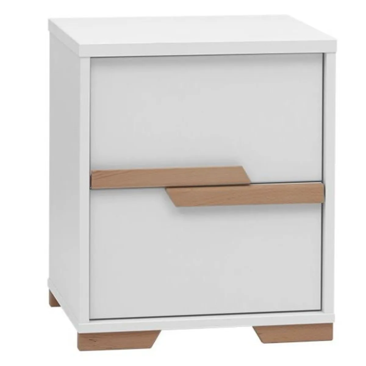 Biały kontener Pinio Snap z 2 szufladami