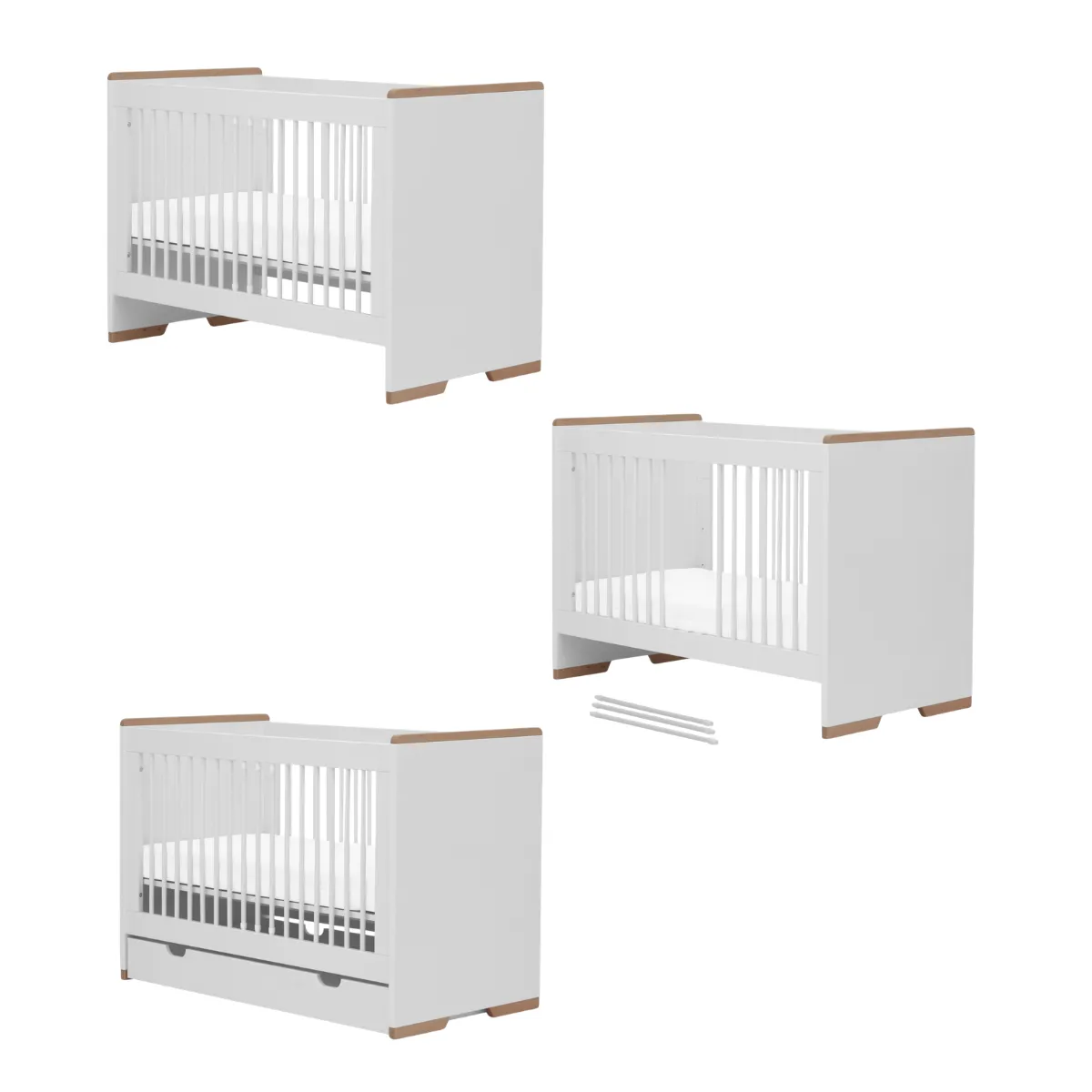 Łóżeczko Pinio Snap w aranżacji pokoju dziecka