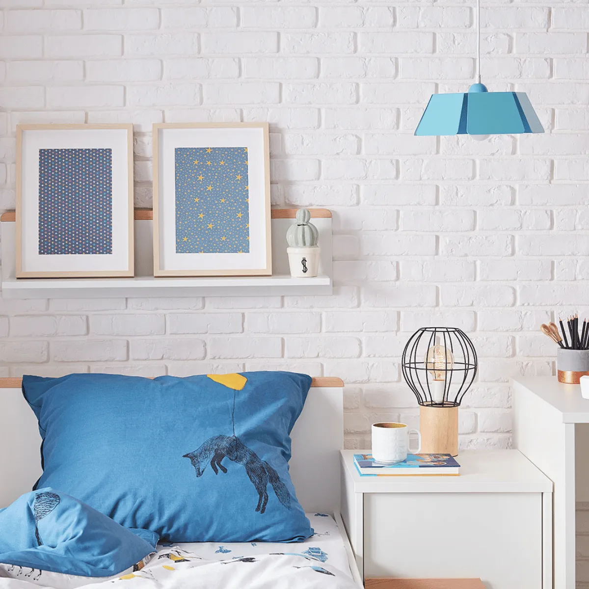 Łóżko Pinio Snap 120x200 w pokoju dziecka