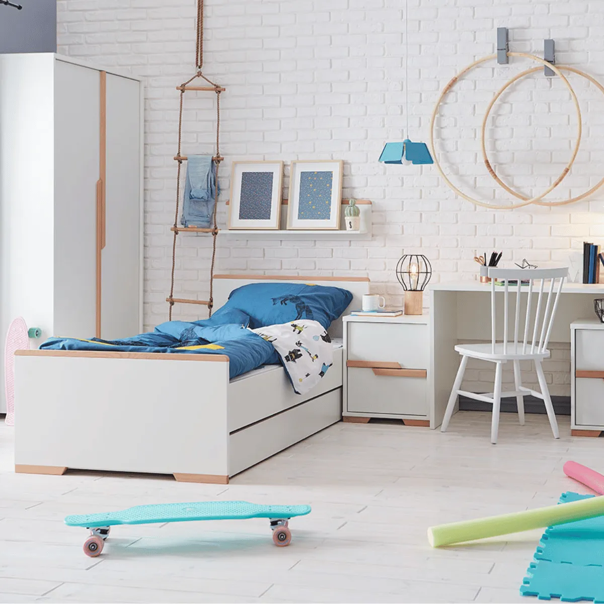 Łóżko Pinio Snap w aranżacji pokoju dziecka