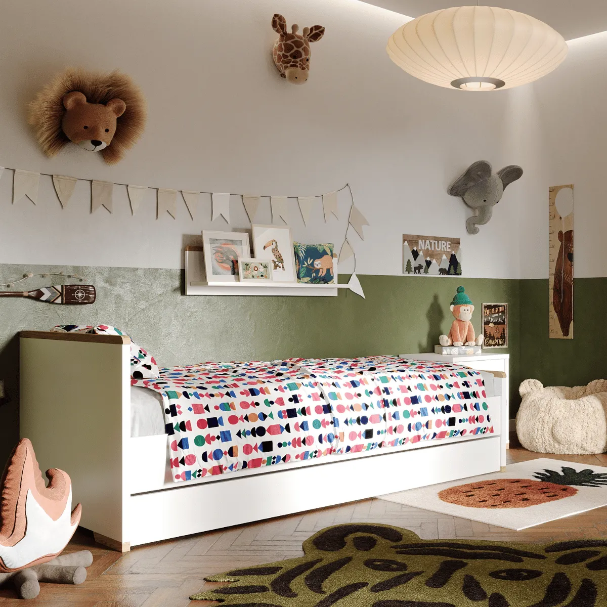 Łóżko Pinio Snap 90x200 do pokoju dziecka