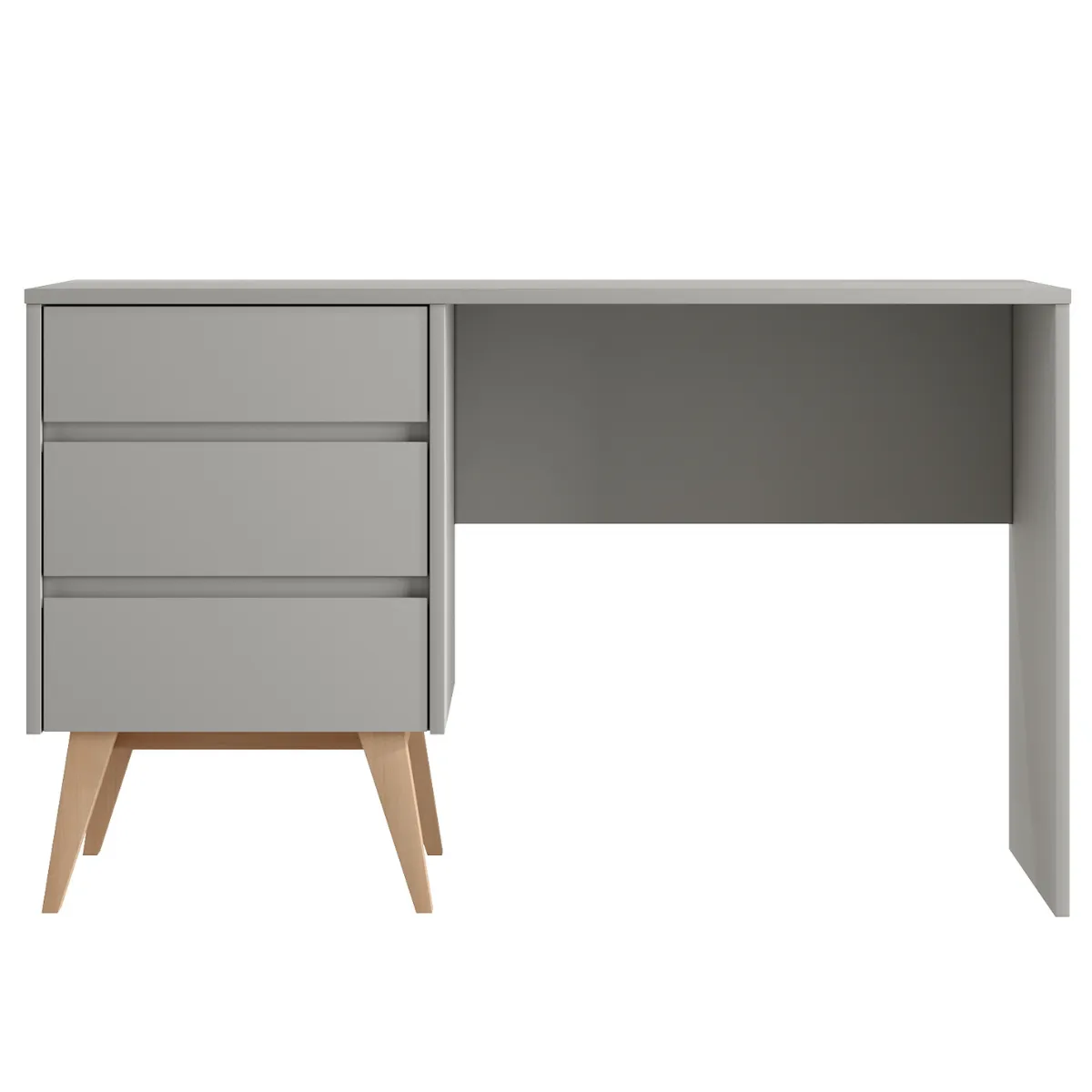 Biurko PINIO SWING szare w pokoju dziecka