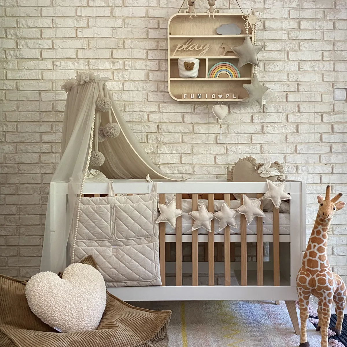 Łóżeczko tapczanik PINIO SWING 70x140 cm dla starszego dziecka