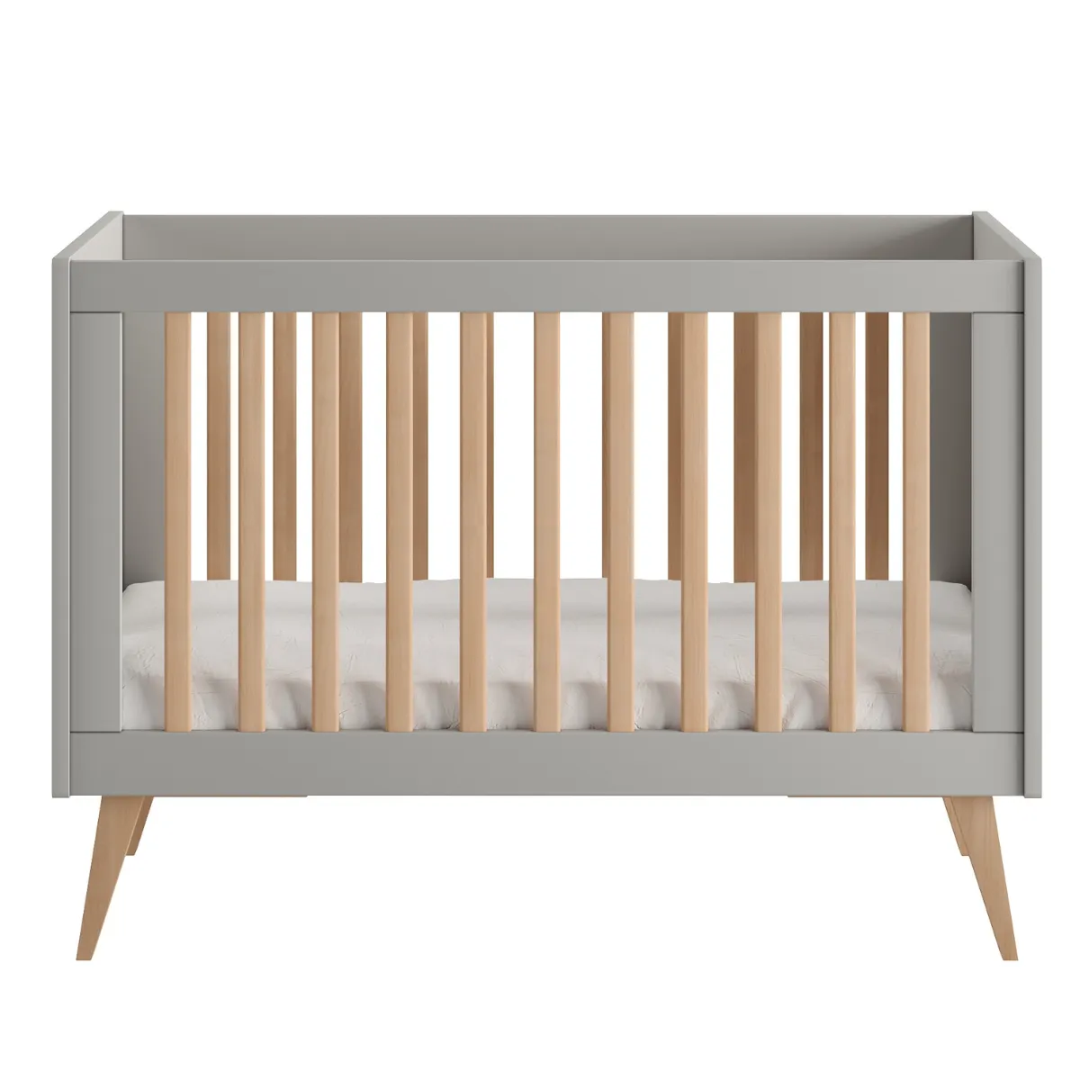 łóżeczko dziecięce 120x60 PINIO SWING szare
