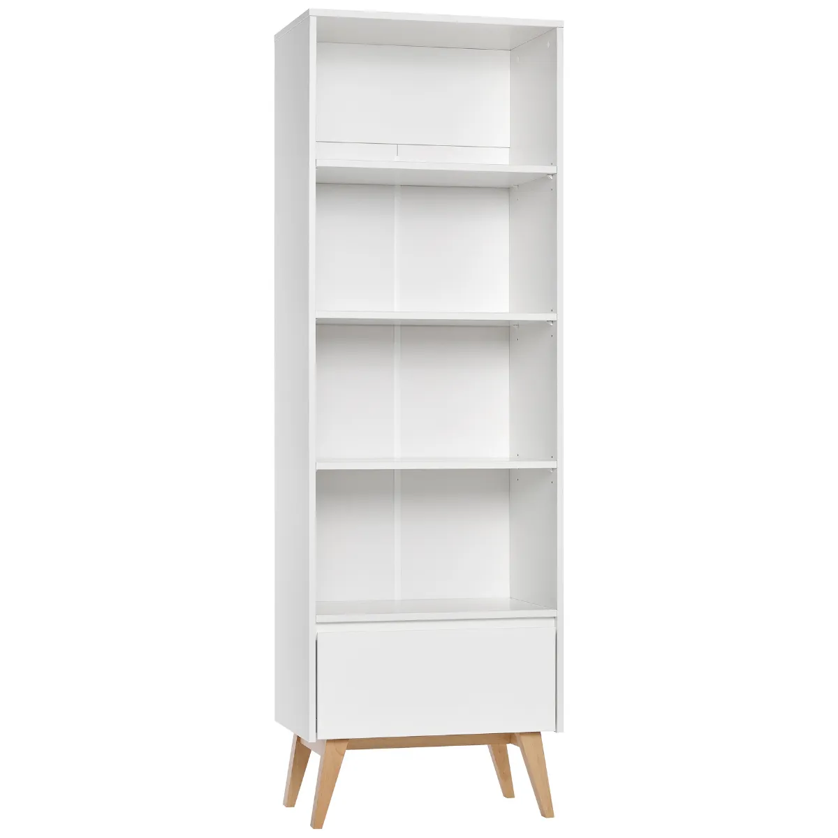 Wymiary regału dziecięcego PINIO SWING białego wysokiego