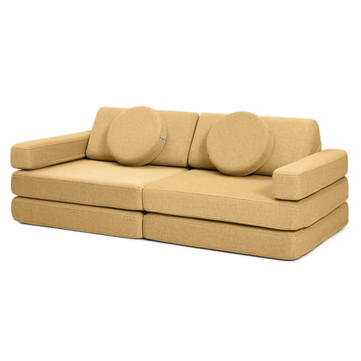 Sofa SHAPPY Mini Ultra Plush Musztardowa ekspozycja FUMIO Warszawa