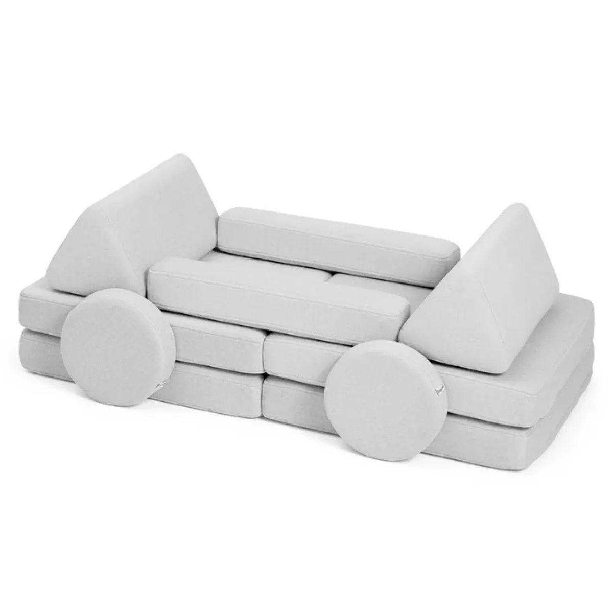 Sofa SHAPPY Mini Ultra Plush jasnoszara w showroomie FUMIO Warszawa