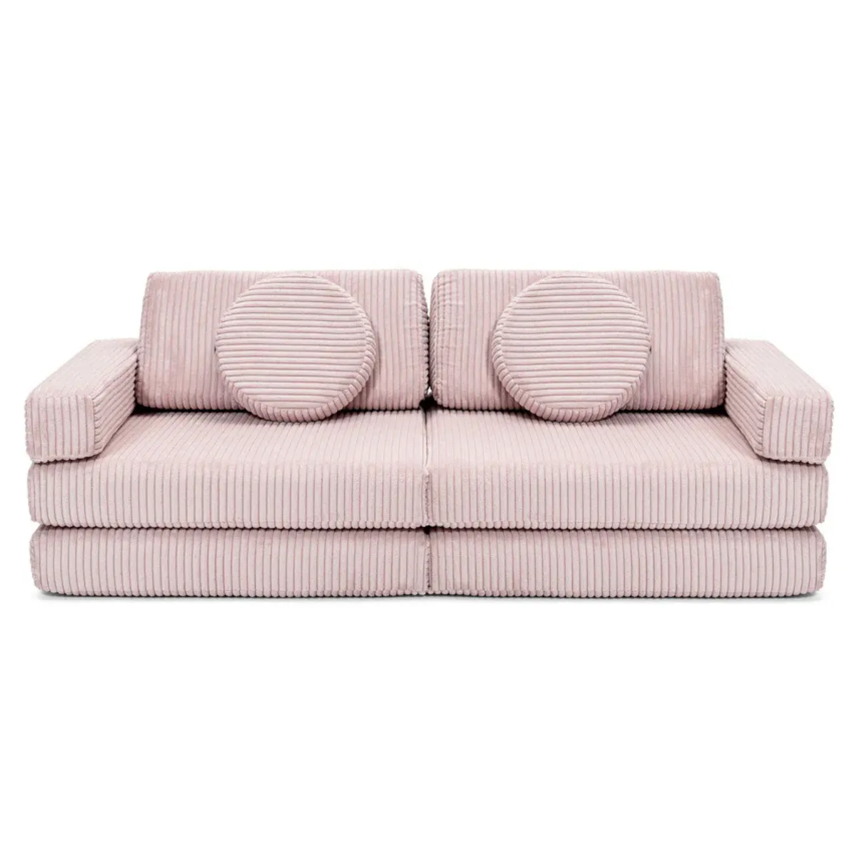 Sofa SHAPPY Mini sztruks Różowa ekspozycja FUMIO Warszawa