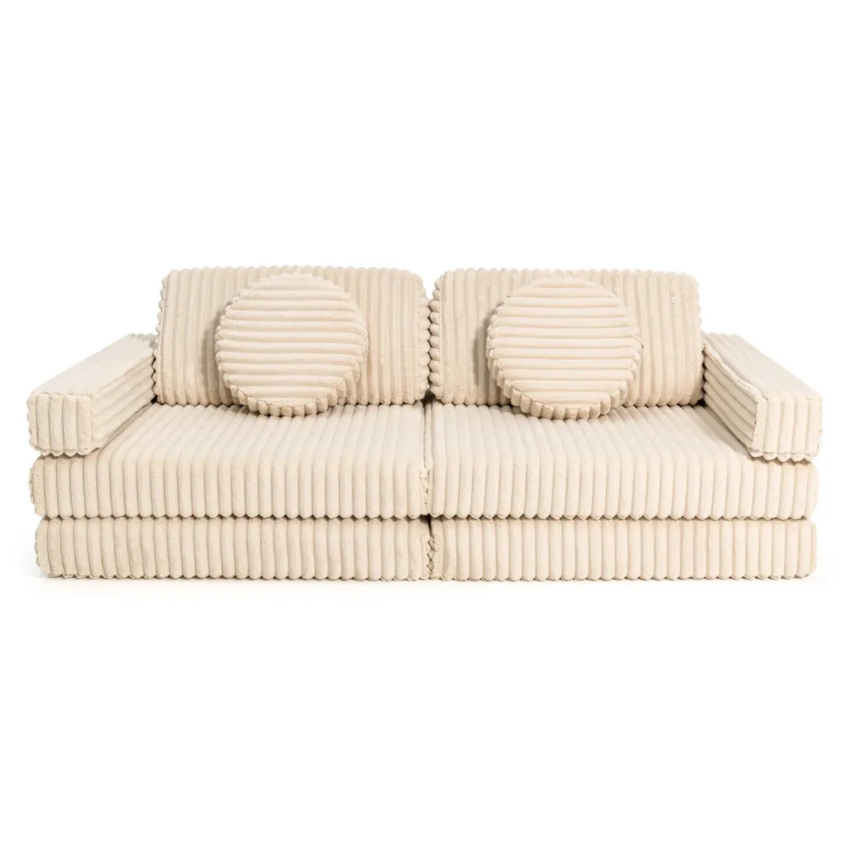 Sofa modułowa Shappy Play Waffle krem beż do pokoju dziecka