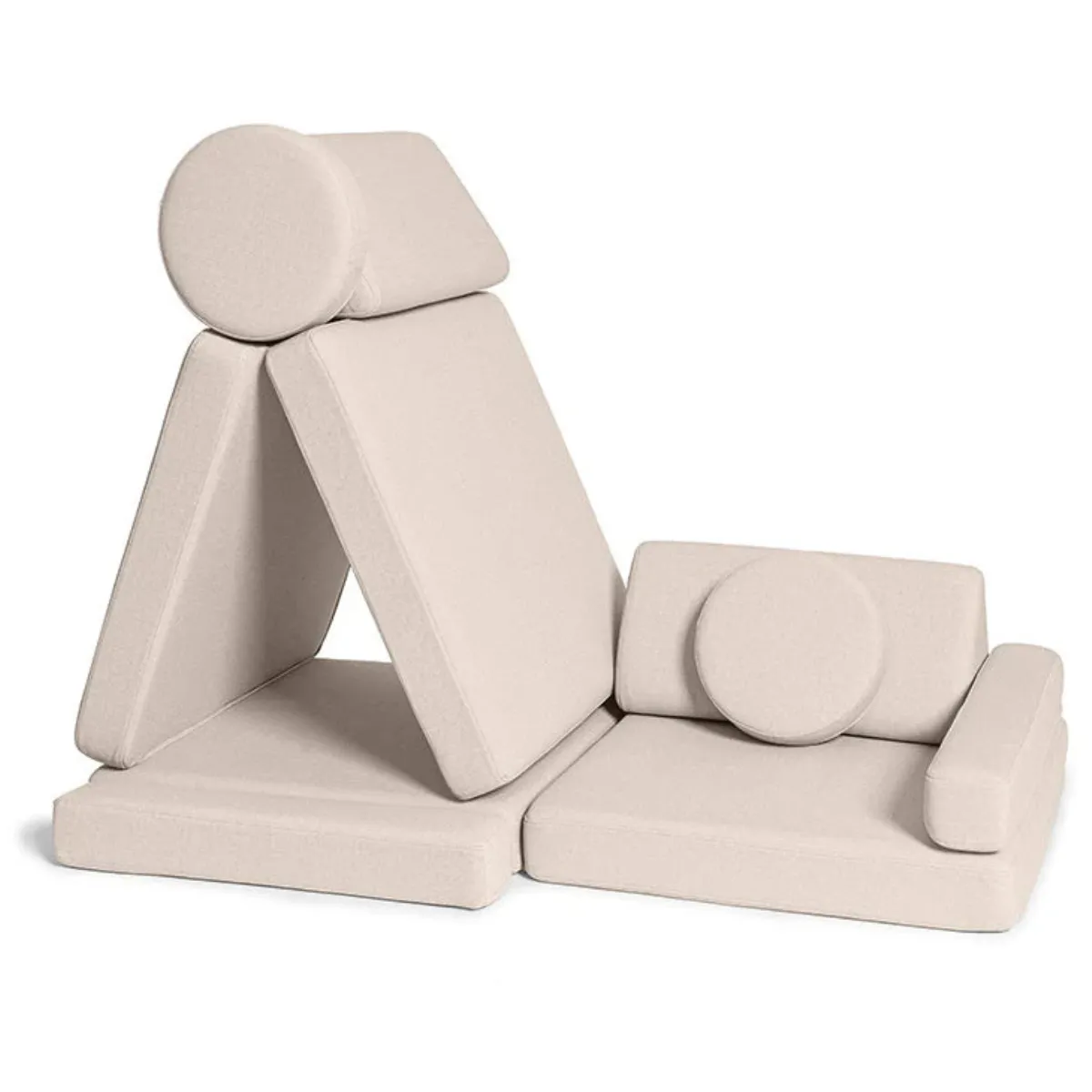 Sofa modułowa Shappy Play beżowa do pokoju dziecka