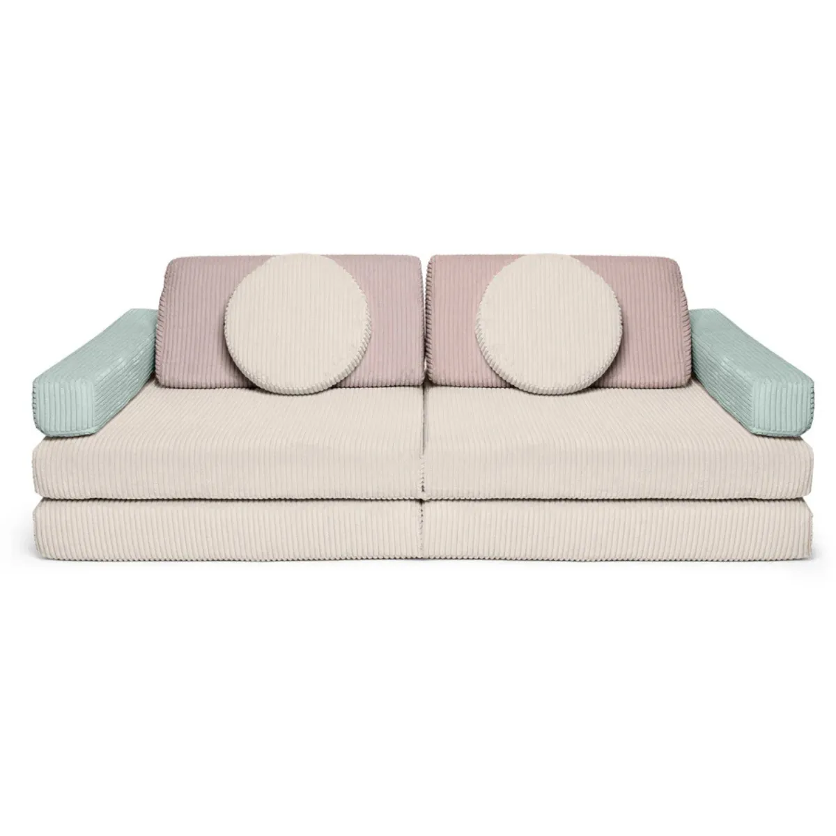 Sofa SHAPPY sztruks Lollipop do pokoju dziecka